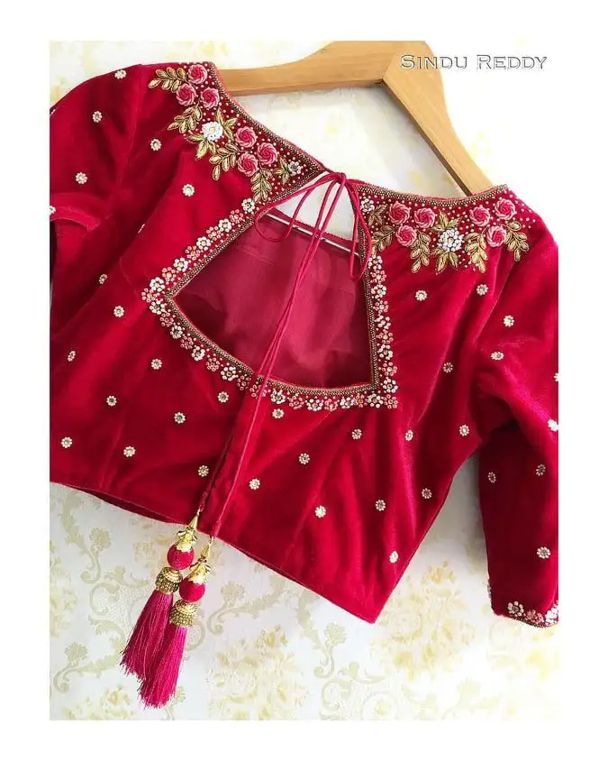 aari work blouse designs